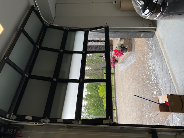 Damaged bottom panel